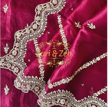 wine gulab -gharara suit set 0094 -1